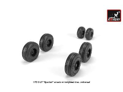 C-27 Spartan Wheels W/ Weighted Tires - zdjęcie 2
