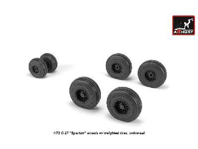 C-27 Spartan Wheels W/ Weighted Tires - zdjęcie 3