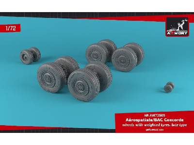 Concorde Wheels W/ Weighted Tires, Late - zdjęcie 3