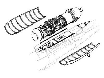 He 162A Salamander engine set - zdjęcie 1