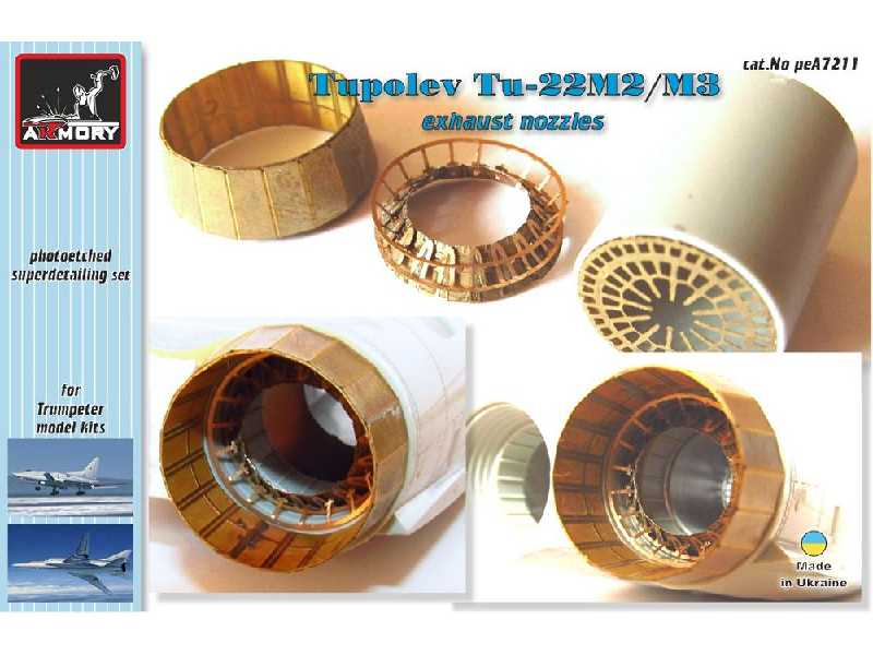 Tupolev Tu-22m2/M3 Exhaust Nozzles - zdjęcie 1 Tupolev Tu-22m2/M3 Exhaust Nozzles - zdjęcie 1