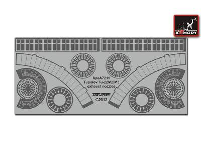 Tupolev Tu-22m2/M3 Exhaust Nozzles - zdjęcie 3