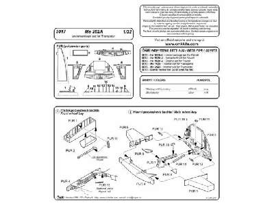 Me 262 A undercarriage set (Tru) - zdjęcie 1