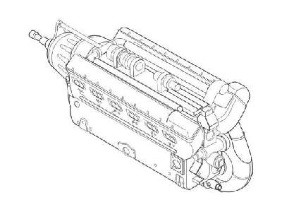 DB 605 German WWII engine - zdjęcie 1