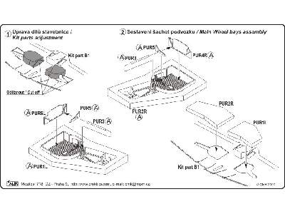 P-39D Airacobra - Undercarriage set for Special Hobby - zdjęcie 3