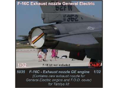 F-16C Exhaust nozzle GE 1/32 for Tamiya / Academy kit - zdjęcie 1