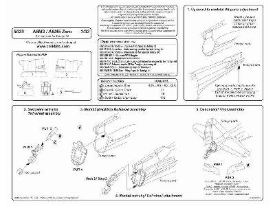 A6M2/A6M5 Zero  Tail cone 1/32 for Tamiya kit - zdjęcie 2