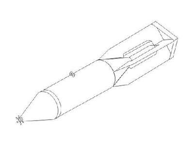 Imperial Japanese Naval Bombs 250 kg 1/32 (2 pcs) - zdjęcie 1