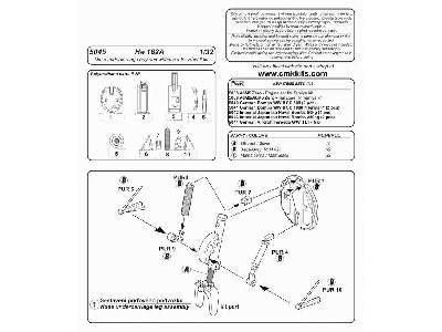 He 162A nose undercarr.&wheels (Revell) - zdjęcie 2