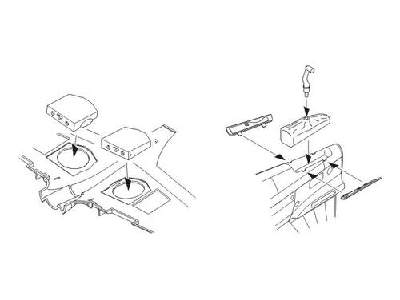 P-40E Warhawk  Undercarriage set 1/32 for Hasegawa - zdjęcie 1