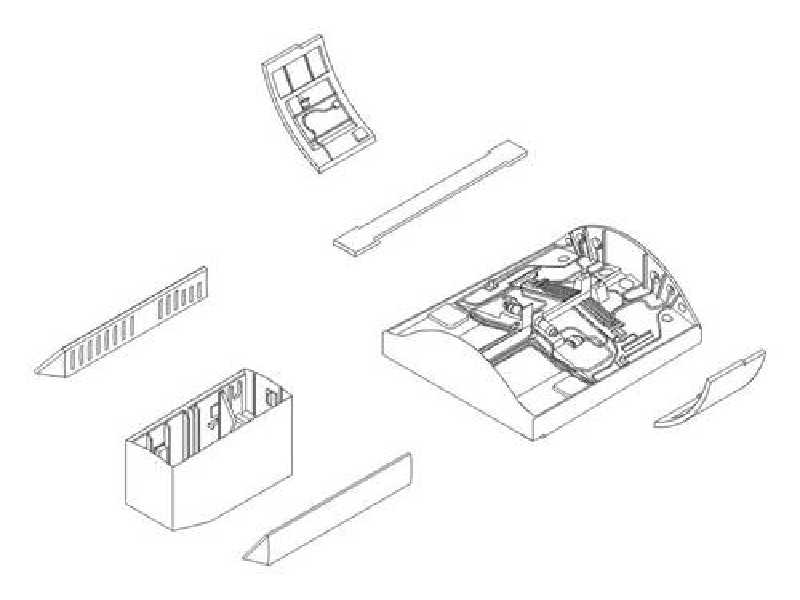 F-104G Starfighter - Undercarriage set for Hasegawa - zdjęcie 1