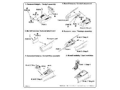 F-104G Starfighter  Interior set 1/32 for Hasegawa - zdjęcie 3
