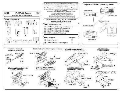 F-86F-40 Sabre  Armament set 1/32  for Hasegawa - zdjęcie 2