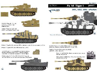 Pz Vi Tiger I - Part I 501, 502, 505, Spzabt - zdjęcie 3