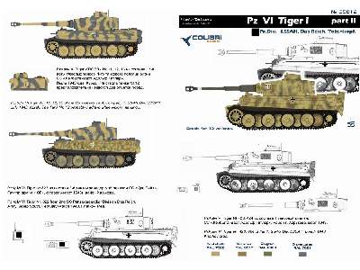 Pz Vi Tiger I - Part Ii Ss-pz.Div- Lssah, Das Reich, Totenkorf - zdjęcie 3
