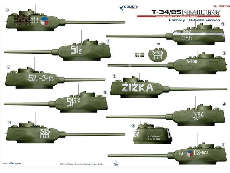 &#1058;-34-85 Factory 183 (&#1055;&#1088;&#1072;&#1075;&#1072; 1945) - zdjęcie 1