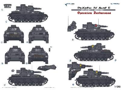 Pz.Kpfw. Iv Ausf.E Operation Barbarossa - zdjęcie 1