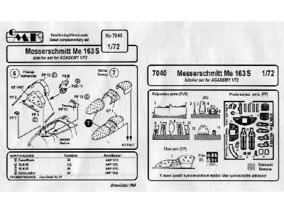 Me-163S Interior set - zdjęcie 2