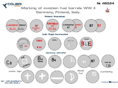 Marking Of Aviation Fuel Barrels Wwii - zdjęcie 2