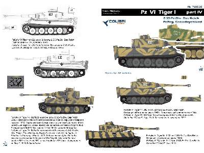 Pz.Kpfw. Vi Tiger I - Part Iv Ss-pz.Div- Das Reich, Pzreg. Grossdeutschland - zdjęcie 4