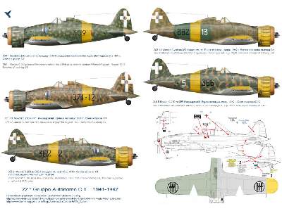 Macchi Ltalian Fighters In The Sky Of The Ussr (Mc. 200/ Mc. 202) - zdjęcie 2