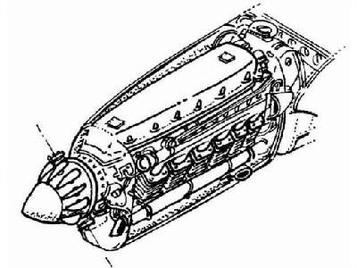 Fw-189A Engine set - zdjęcie 4