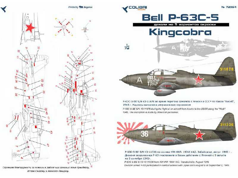 P-63c-5 Kingkobra In Ussr - zdjęcie 1 P-63c-5 Kingkobra In Ussr - zdjęcie 1