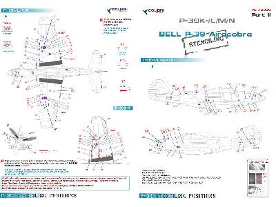 Bell &#1056;-39 Stenciling Part Ii (P-39 K,l,m,n) - zdjęcie 2