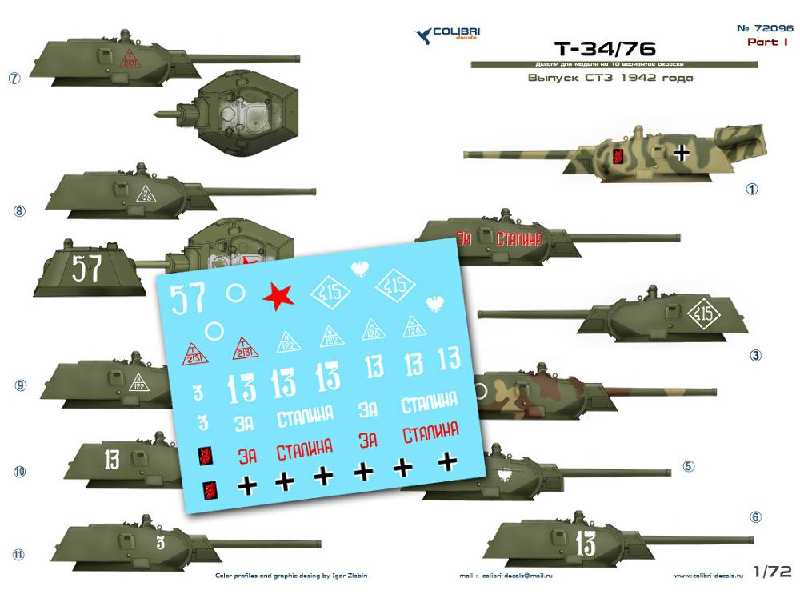 Т-34/76 Factory Stz Mod. 1942 (Part I) - zdjęcie 1 Т-34/76 Factory Stz Mod. 1942 (Part I) - zdjęcie 1