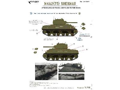 M4a2 (75) Sherman - Stenciling On Tanks Supplied To The Ussr - zdjęcie 1