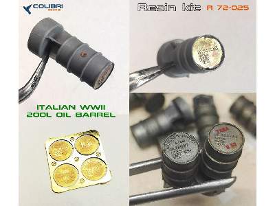 Italian Wwii 200 L Oil Barrel - zdjęcie 1