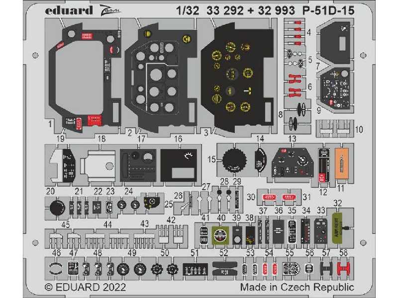 P-51D-15 interior 1/32 - Revell - zdjęcie 1 P-51D-15 interior 1/32 - Revell - zdjęcie 1