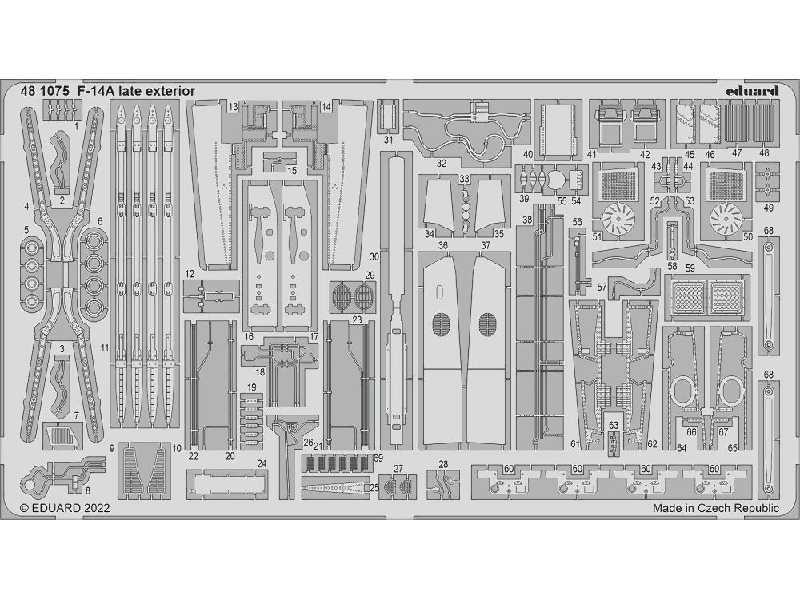 F-14A late exterior 1/48 - zdjęcie 1