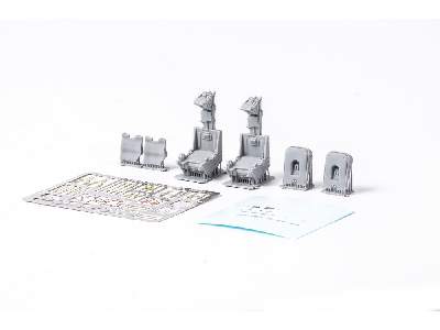F-4B ejection seat early PRINT 1/48 - Tamiya - zdjęcie 7