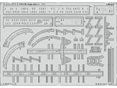 C-130J-30 cargo interior 1/72 - Zvezda - zdjęcie 2