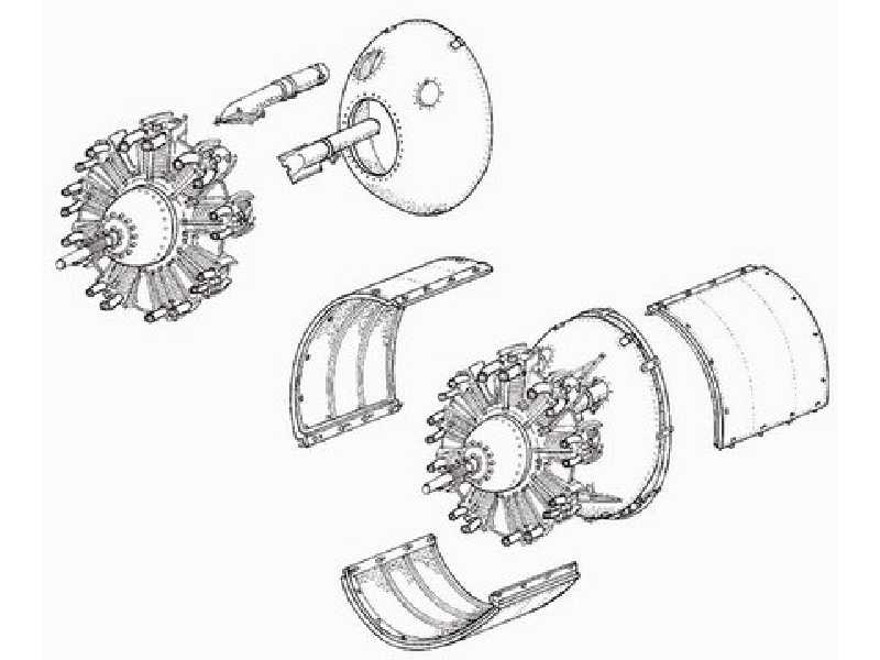 Wellington Mk.I engine set - zdjęcie 1