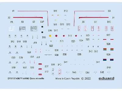 A6M2 stencils 1/72 - zdjęcie 1