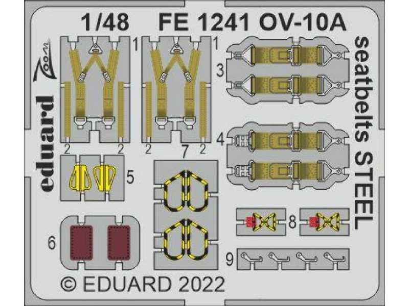 OV-10A seatbelts STEEL 1/48 - Icm - zdjęcie 1 OV-10A seatbelts STEEL 1/48 - Icm - zdjęcie 1