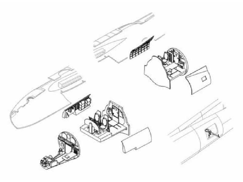 B-17F/G interior set - zdjęcie 1