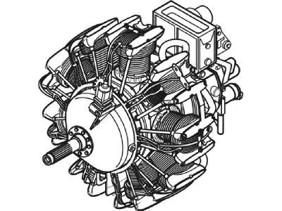 Wright 1820 Cyclone-US engine of WWII - zdjęcie 1