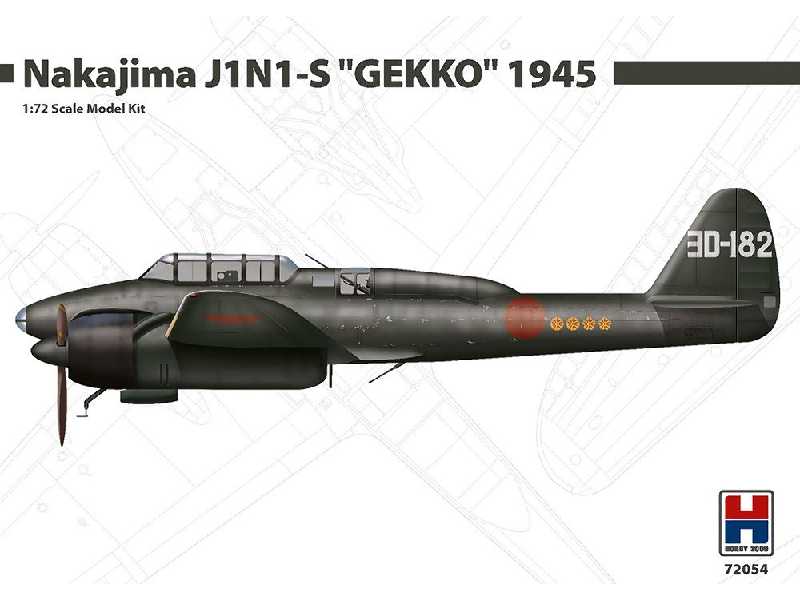 Nakajima J1N1-S GEKKO 1945 - zdjęcie 1 Nakajima J1N1-S GEKKO 1945 - zdjęcie 1