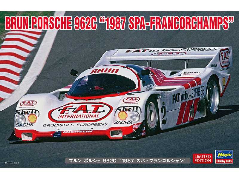 Brun Porsche 962c 1987 Spa-francorchamps - zdjęcie 1 Brun Porsche 962c 1987 Spa-francorchamps - zdjęcie 1