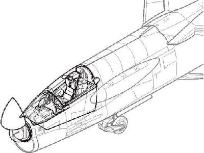 F-8E Crusader interior set for Academy - zdjęcie 1