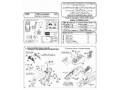 F-8E Crusader interior set for Academy - zdjęcie 2