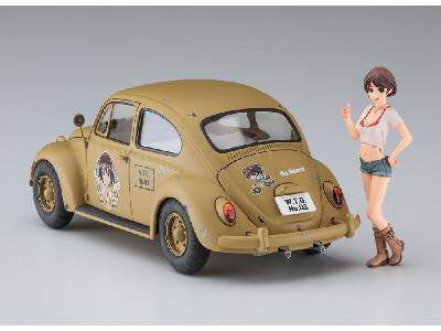 52288 Wild Egg Girls Volkswagen Beetle Type 1 Rei Hazumi W/Figure - zdjęcie 2