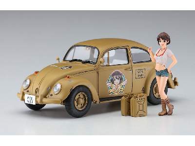 52288 Wild Egg Girls Volkswagen Beetle Type 1 Rei Hazumi W/Figure - zdjęcie 3