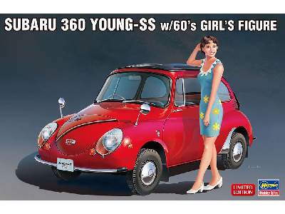 52291 Subaru 360 Young-ss W/60's Girl's Figure - zdjęcie 1