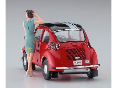 52291 Subaru 360 Young-ss W/60's Girl's Figure - zdjęcie 3