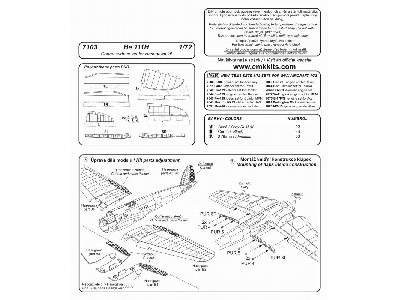 He 111H control surface set - zdjęcie 2