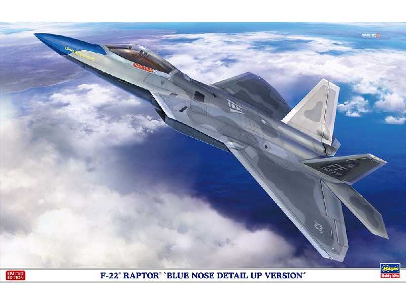 52293 F-22 Raptor Blue Nose Detail Up Version - zdjęcie 1 52293 F-22 Raptor Blue Nose Detail Up Version - zdjęcie 1